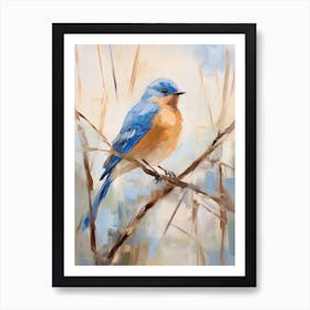 Bird Painting Eastern Bluebird 3 Art Print