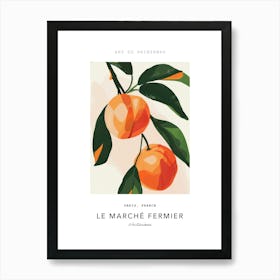 Nectarines Le Marche Fermier Poster 2 Affiche