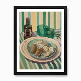 Abalone Italian Still Life Painting Art Print