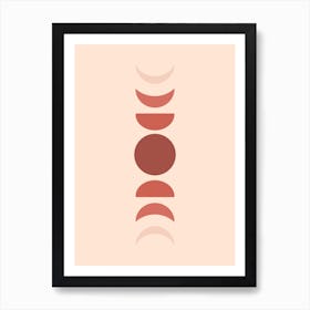 Phases Of The Moon 1 Art Print