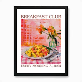 Breakfast Club Scrambled Tofu 3 Art Print