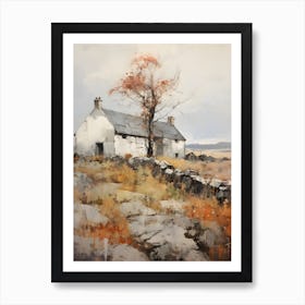 Old Stone Farm Neutral Tones 1 Art Print