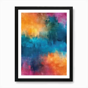 Abstract Watercolor Painting 56 Art Print