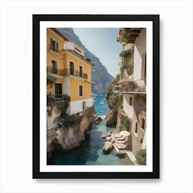 Summer In Positano Painting (19) 1 Art Print