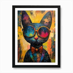 The Coolest Cat In Town 7 Art Print