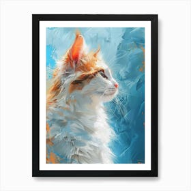 Cat In The Sky 6 Art Print