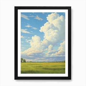 Cloudy Sky Art Print