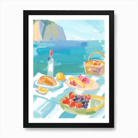 picnic wall art Art Print