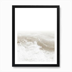 Foggy Waves Art Print