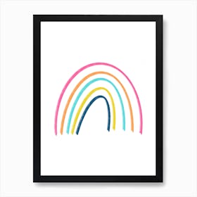 Sunshine Rainbow Simple Art Print
