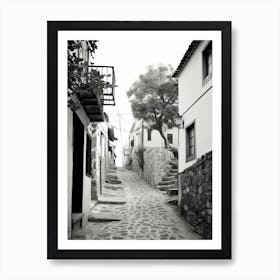 Bodrum, Turkey, Photography In Black And White 1 Art Print