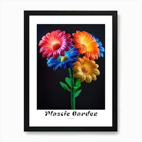 Bright Inflatable Flowers Poster Calendula 2 Art Print