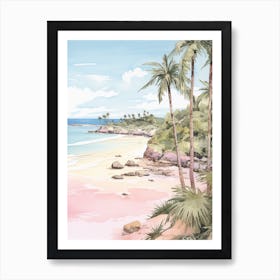 Playa Paraiso, Tulum Mexico 3 Art Print