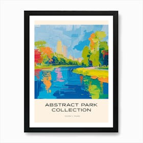 Abstract Park Collection Poster Gorky Park Moscow Russia 3 Art Print