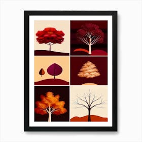 Autumn Trees, Autumn Collection Art Print