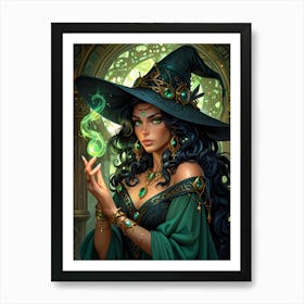 Witches And Wizards Art Print