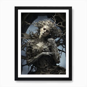 Forest Woman 3 Art Print