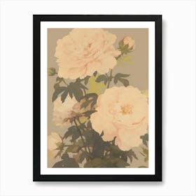 Classic Flowers 3 Art Print