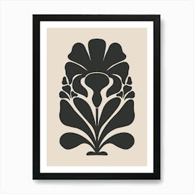 Abstract Botanical No 0832 Art Print