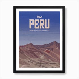 Visit Peru Art Print