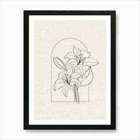 Lily Flower Art Print