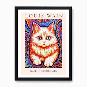 Louis Wain, Kaleidoscope Cats Poster 0 Art Print