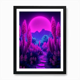 Purple Forest Art Print