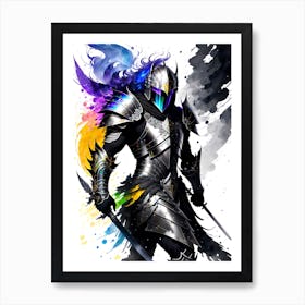 Knight In Armor 5 Art Print