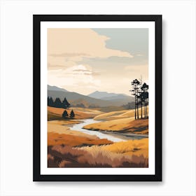 The Rob Roy Way Scotland 2 Hiking Trail Landscape Art Print