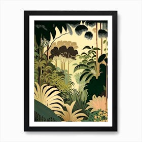 Hidden Paradise 1 Rousseau Inspired Art Print