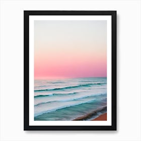 Cable Beach, Australia Pink Photography 2 Art Print
