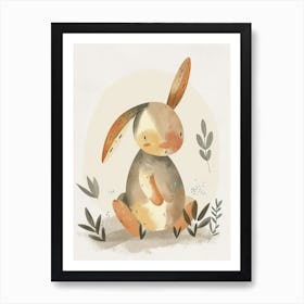 Havana Rabbit Kids Illustration 3 Art Print