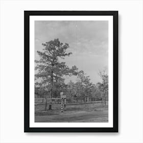 Untitled Photo Possibly Related To Sign Showing Donation Of Land By Land Developing Project, Central New Jersey Art Print