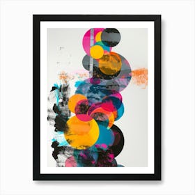 Abstract Circles 35 Art Print