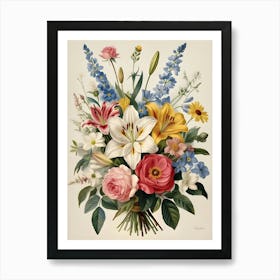 Bouquet Of Flowers 31 Art Print