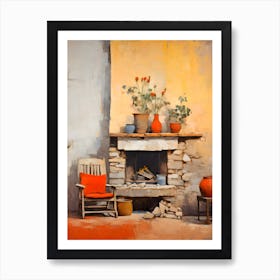 Old Stone Farm Warm Tones 16 Art Print