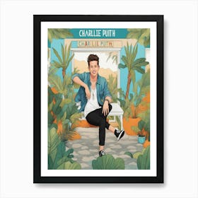 Charlie Puth 4 Art Print