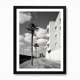 Alicante, Spain, Black And White Photography 1 Art Print