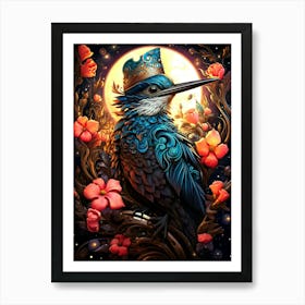 King Humming Bird Art Print