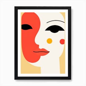 Face Of A Woman 11 Art Print