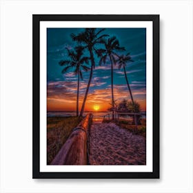 Beach Access Art Print