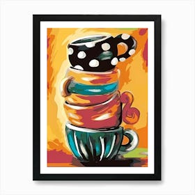 Coffee Cup Painting Art Print