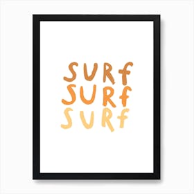 Surf Digital Wall Art Nursery Surf Poster Surfer Room Beach House Decor DIGITAL DOWNLOAD Art Print