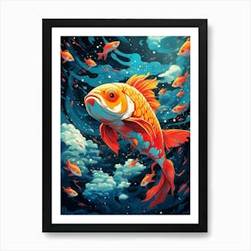 Koi Fish Art Print