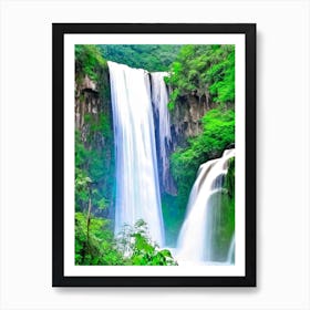 Cascada De Basaseachi, Mexico Majestic, Beautiful & Classic (1) Art Print