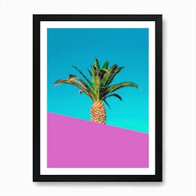 Palm Pink Art Print