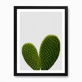 Heart Cactus Art Print