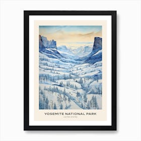 Yosemite National Park United States 4 Poster Art Print