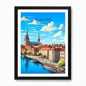 Sweden Malmo Travel Art Print