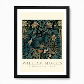 William Morris  Inspired Dogs Collection 2 Art Print